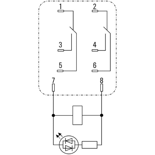 2765170000 - 48V DC D-SERIES DRL Relay, 10A Capacity, 2 CO Contacts  (Pack of 20)