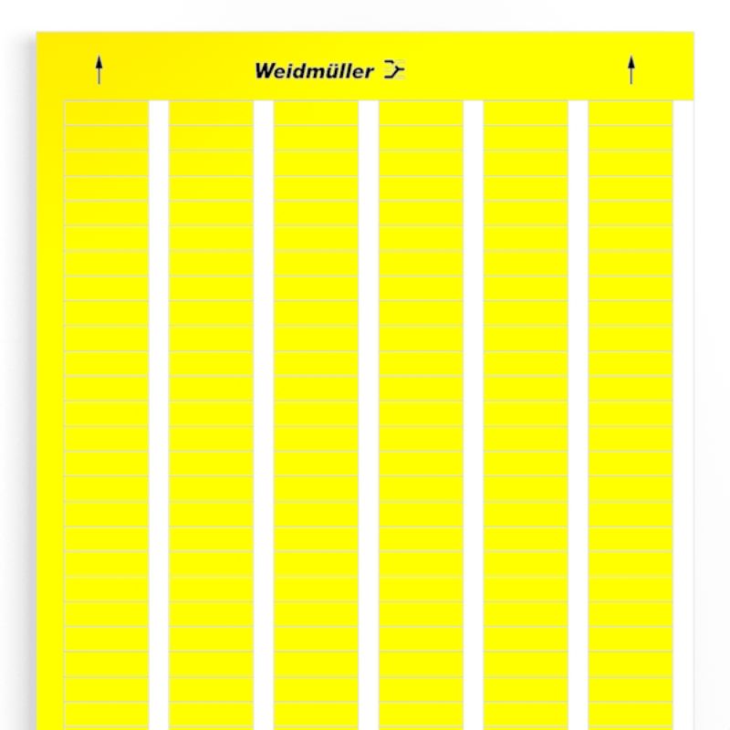 1861510000 - Yellow 27 x 8 mm Self-Adhesive Device Markers  (Pack of 10)