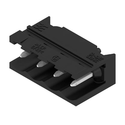 1774782001 - 5.08mm Male Header PCB Connector, 4-Pole, 90° Angle  (Pack of 100)