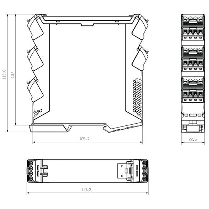 1519340000 - OMNIMATE 22.5mm Black Electronic Housing Sample Kit