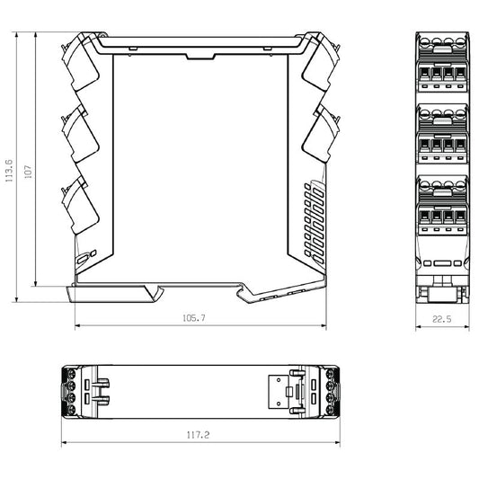 1519340000 - OMNIMATE 22.5mm Black Electronic Housing Sample Kit