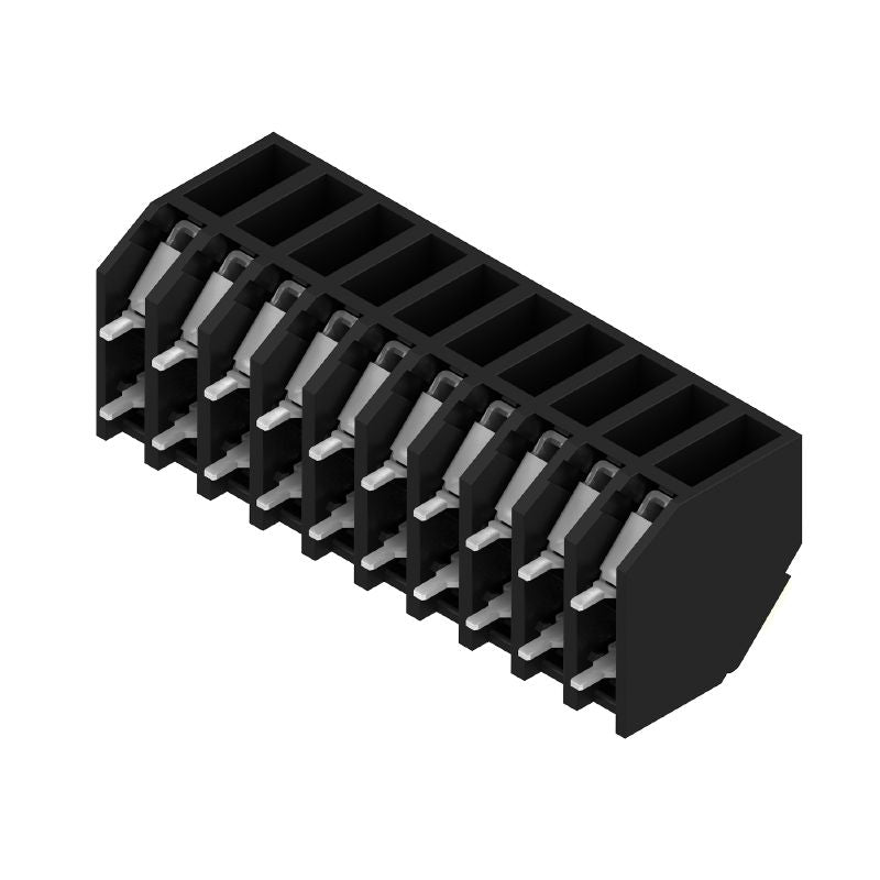 1885490000 - 3.81mm Black PCB Terminal, 10 Poles, 135° Angle  (Pack of 14)