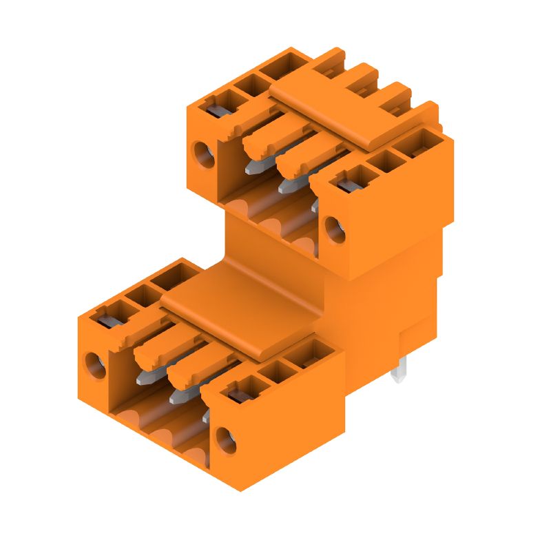 1890790000 - 3.50mm 6-Pole Male PCB Connector with 90° Flange  (Pack of 50)