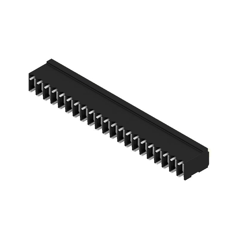 1870100000 - 3.81mm Pitch Black Terminal Block, 21 Poles, 180° Angle  (Pack of 6)