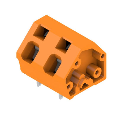 1952570000 - 7.5mm PCB Terminal, 2 Poles, Orange, 3.5mm Pin Length  (Pack of 100)