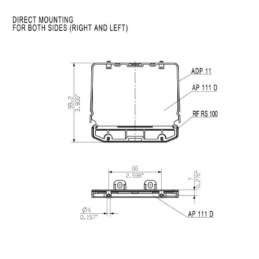 1189880000 - Durable 22mm PA 66 End Plate, RoHS Compliant  (Pack of 10)