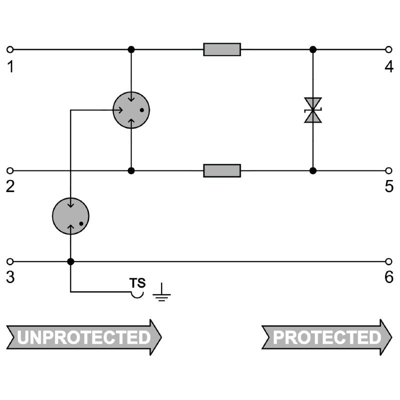 1065020000 - 2 kV Surge Protector for RS422/RS485 Circuits
