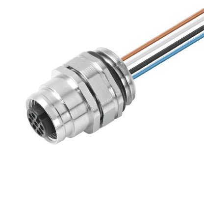 1861190000 - M12 Female Socket with 4 Poles and 0.5m Cable Length