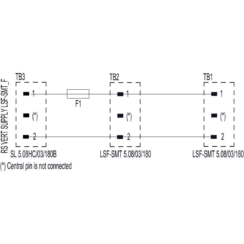 8000091885 - Vertical Terminal Block, RoHS Compliant, -40 to 70 °C  (Pack of 10)
