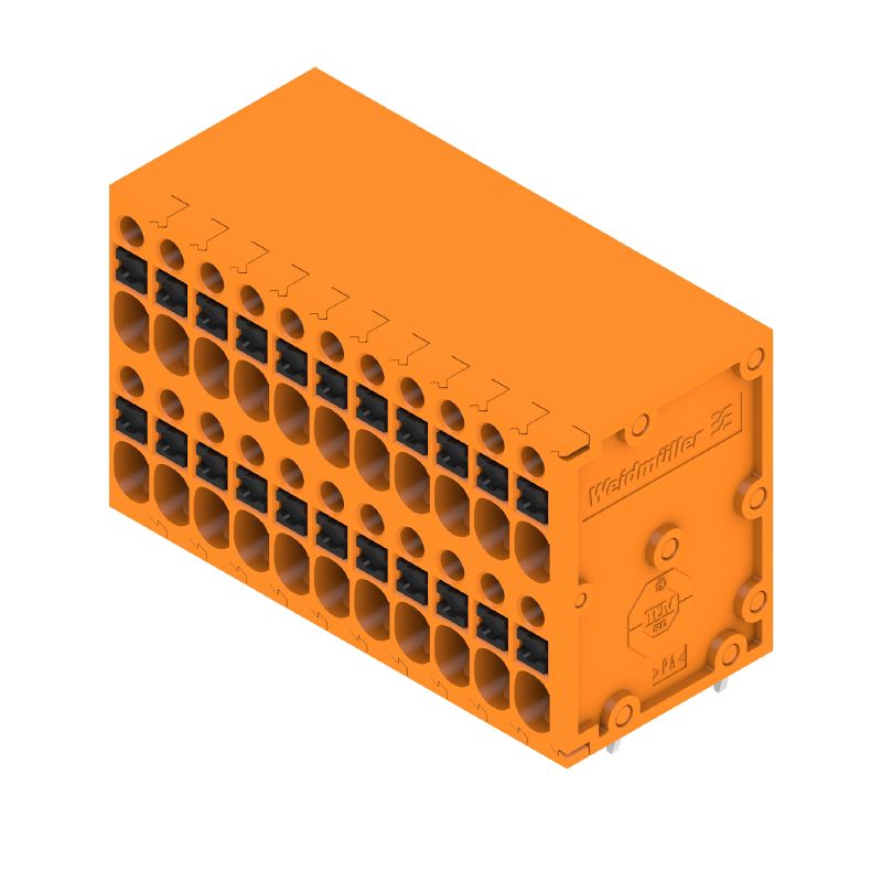 2001030000 - 22-Pole Push-In PCB Terminal, 3.5mm Pitch, 90° Angle  (Pack of 20)