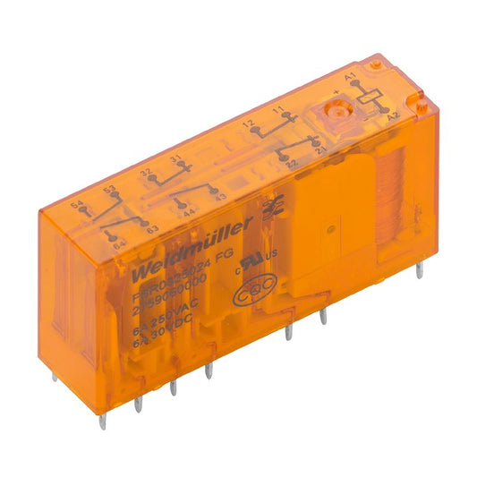 2759060000 - 24V DC Relay with 6A Capacity & Guided Contacts  (Pack of 5)