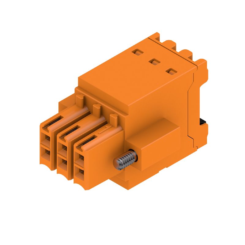 2830860000 - 6-Pole 3.50mm Female Connector with 180° Orientation  (Pack of 75)
