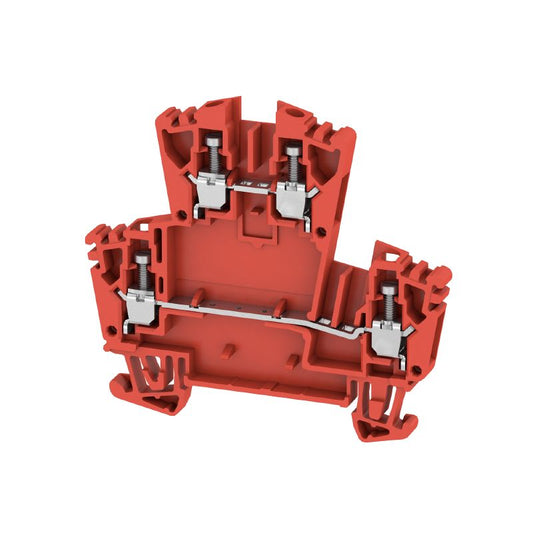 1068010000 - Multi-Tier Red Terminal Block, 2.5 mm², 400V Rating  (Pack of 100)