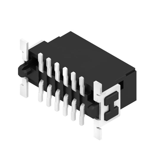2746980000 - 12-Pole 1.27mm PCB Connector with Elbow Design  (Pack of 280)