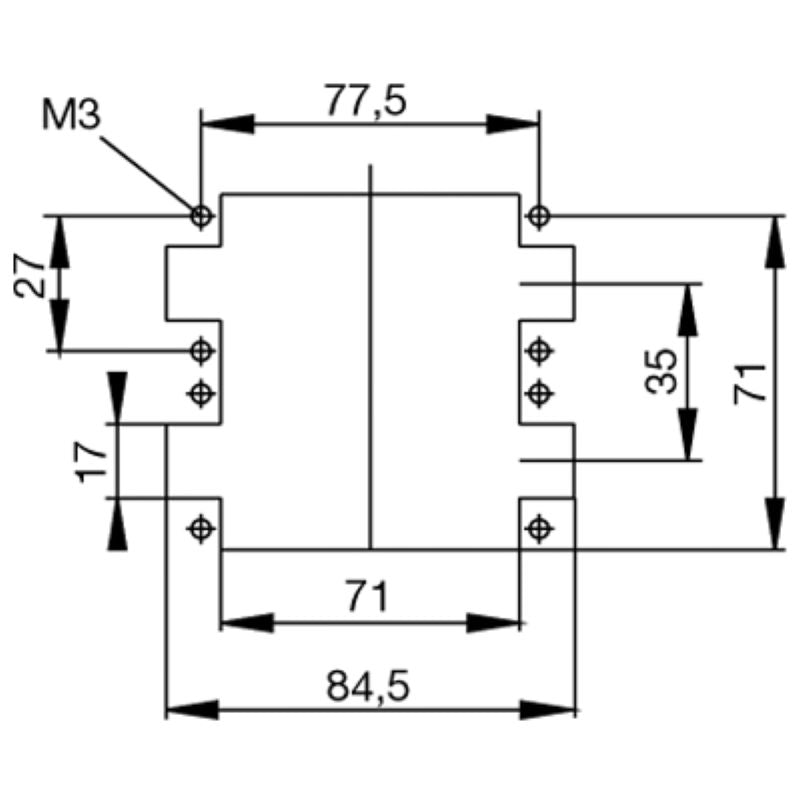 1498800000 - High-Performance 400V Connector 34mm x 84.5mm, Durable Copper Alloy