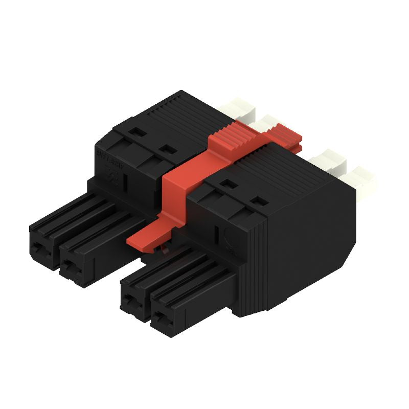 2452210000 - 7.62mm PCB Female Plug Connector, 4 Poles, 180° Angle  (Pack of 48)