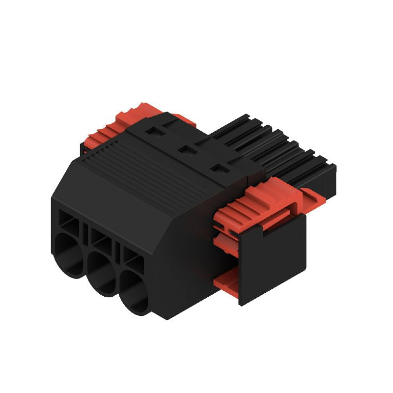 1060450000 - 7.62mm PCB Connector, 3 Poles, PUSH IN Tension-Clamp  (Pack of 40)