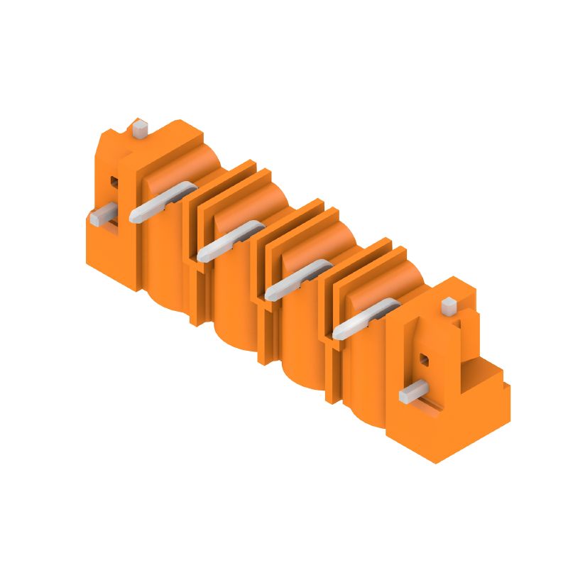 1096050000 - 7.62mm Male PCB Connector, 4-Pole, 90° Angle, Tinned  (Pack of 42)