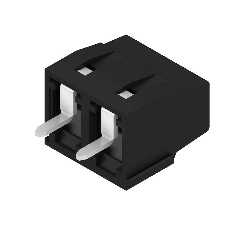 1810850000 - 2-Pole 90° PCB Terminal, 5.08mm, 3.5mm Solder Pins, Black  (Pack of 100)