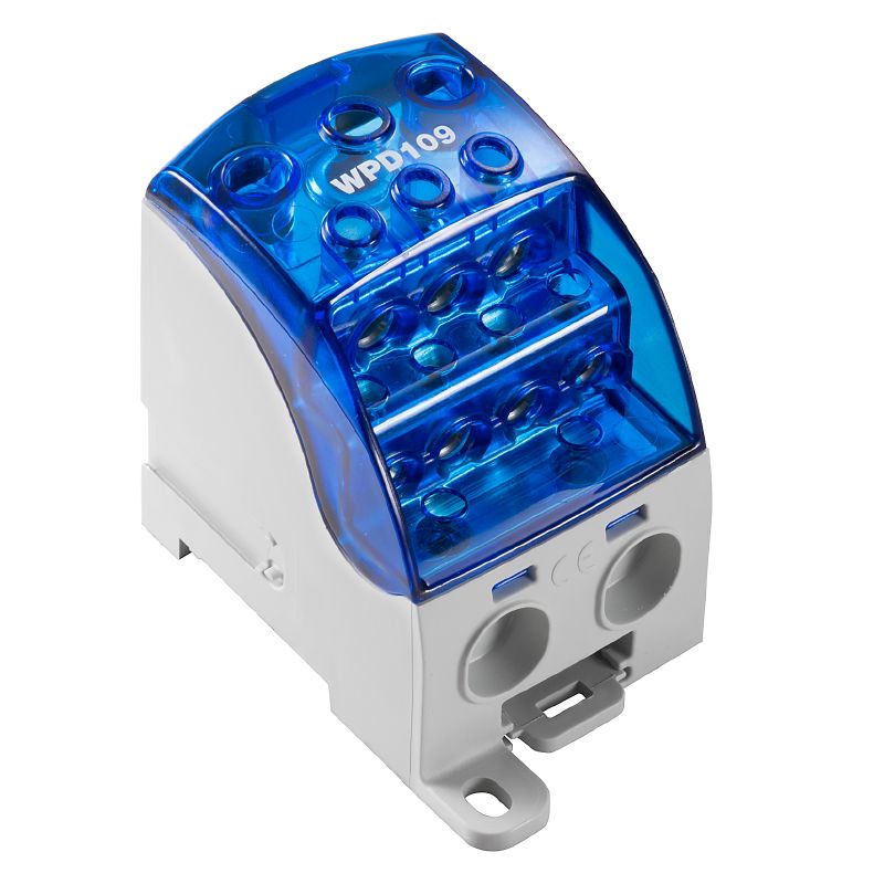 2519490000 - Blue 185mm² Distributor Terminal, 490A Current, 10 Connections