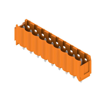 1581850000 - 9-Pole 5mm PCB Connector with 180° Angle and Tinned Finish  (Pack of 50)