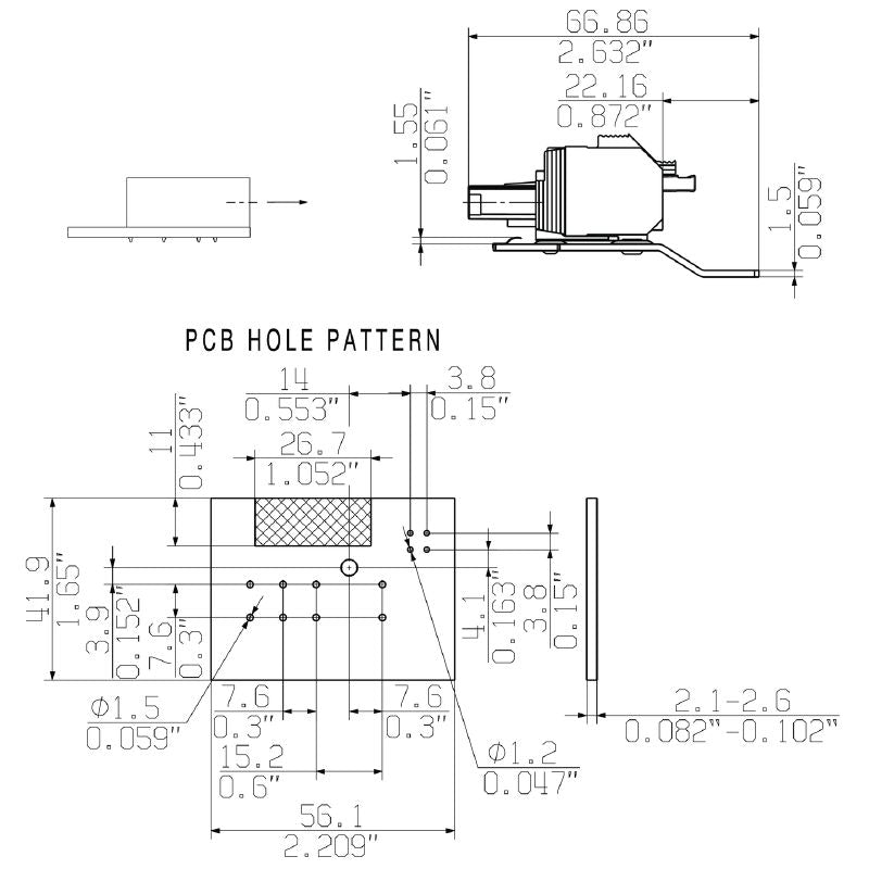 2633400000 - 4-Pole PCB Connector, 7.62mm Pitch, 180° Angle  (Pack of 24)