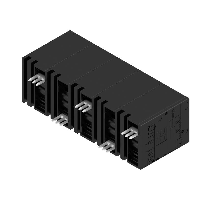 2492240000 - 15mm 5-Pole Black Push-In PCB Terminal Connector  (Pack of 20)