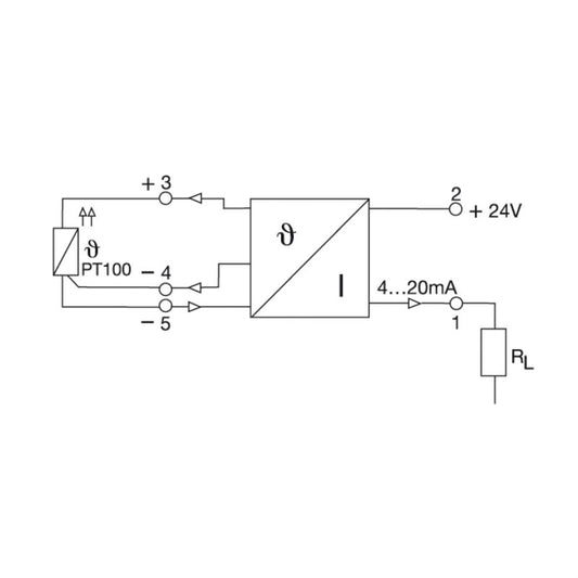 8473020000 - MCZ PT100/3 Compact Temperature Converter, 91mm, 4-20 mA Output  (Pack of 10)