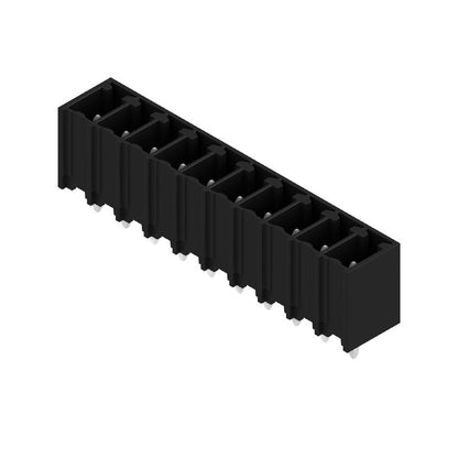 1863290000 - 3.81mm Black PCB Plug-In Connector, 10 Poles, 180° Angle  (Pack of 50)