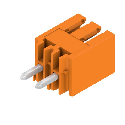 1604620000 - 3.5mm THT PCB Connector, 2 Poles, 180° Elbow, Orange  (Pack of 100)
