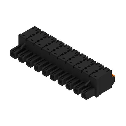 1227380000 - 7.62mm PCB Female Plug Connector, 10 Poles, 180° Angle  (Pack of 24)
