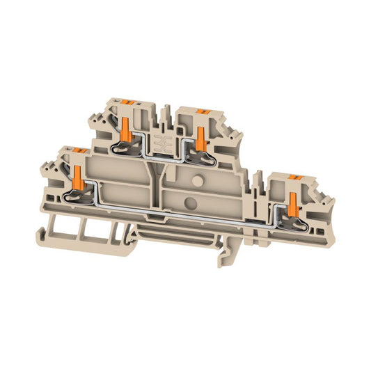 2847620000 - Multi-Tier 2.5mm² Terminal, Dark Beige, Up to 800V  (Pack of 50)