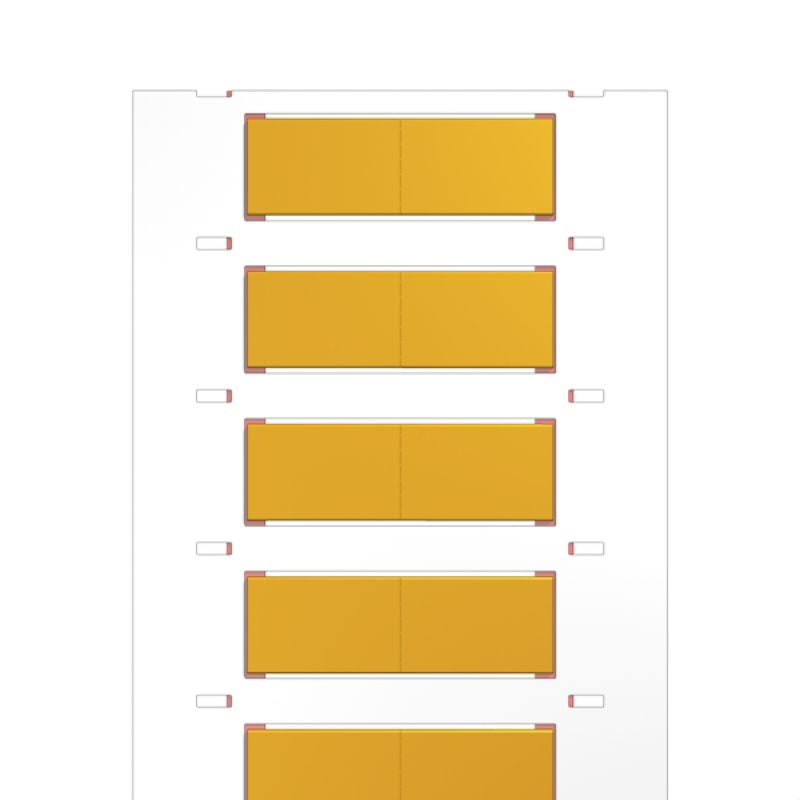 2621650000 - Yellow Cable Markers for 4.8-9.5 mm, 24.9x15.1 mm  (Pack of 1000)