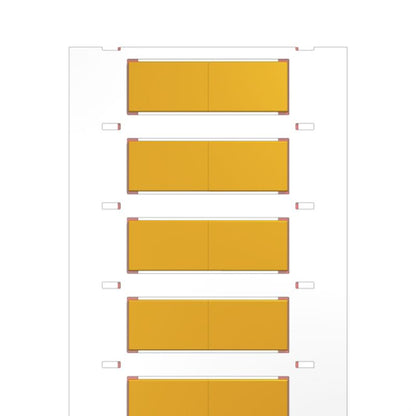 2621650000 - Yellow Cable Markers for 4.8-9.5 mm, 24.9x15.1 mm  (Pack of 1000)