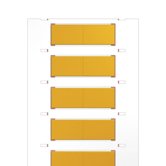 2621650000 - Yellow Cable Markers for 4.8-9.5 mm, 24.9x15.1 mm  (Pack of 1000)
