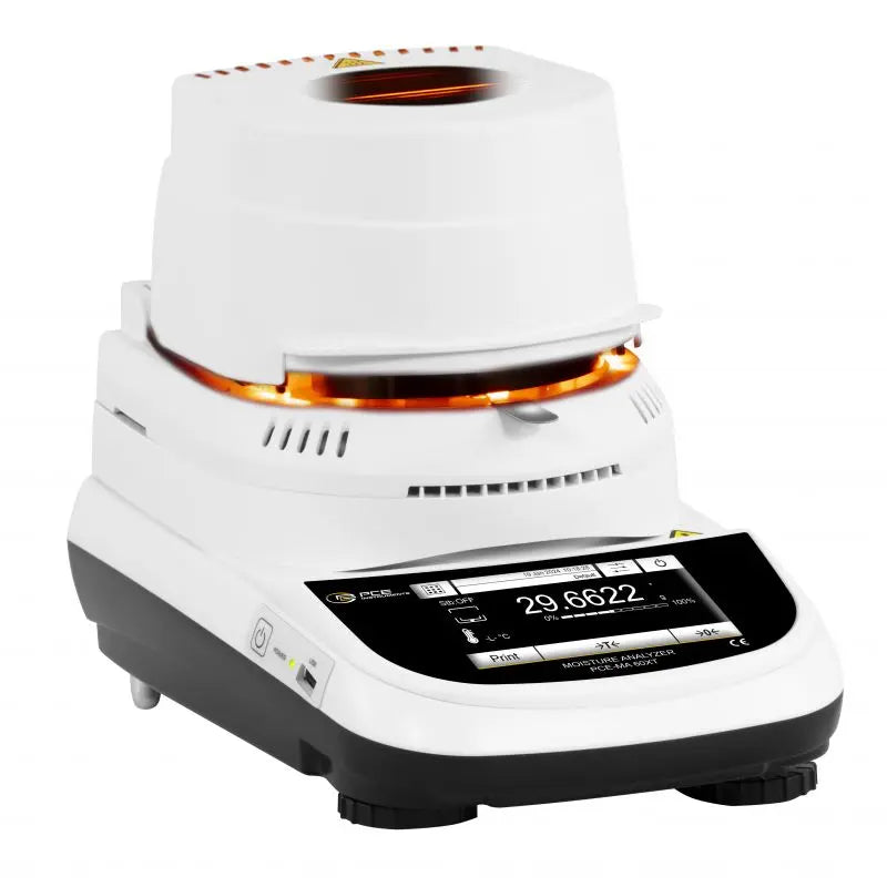 PCE-MA 60XT - 60g Precision Balance with 5" Display & Humidity Measurement