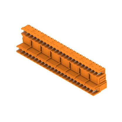 1725390000 - 48-Pole 5.08mm PCB Connector with 90° Angle, Tinned Orange  (Pack of 10)