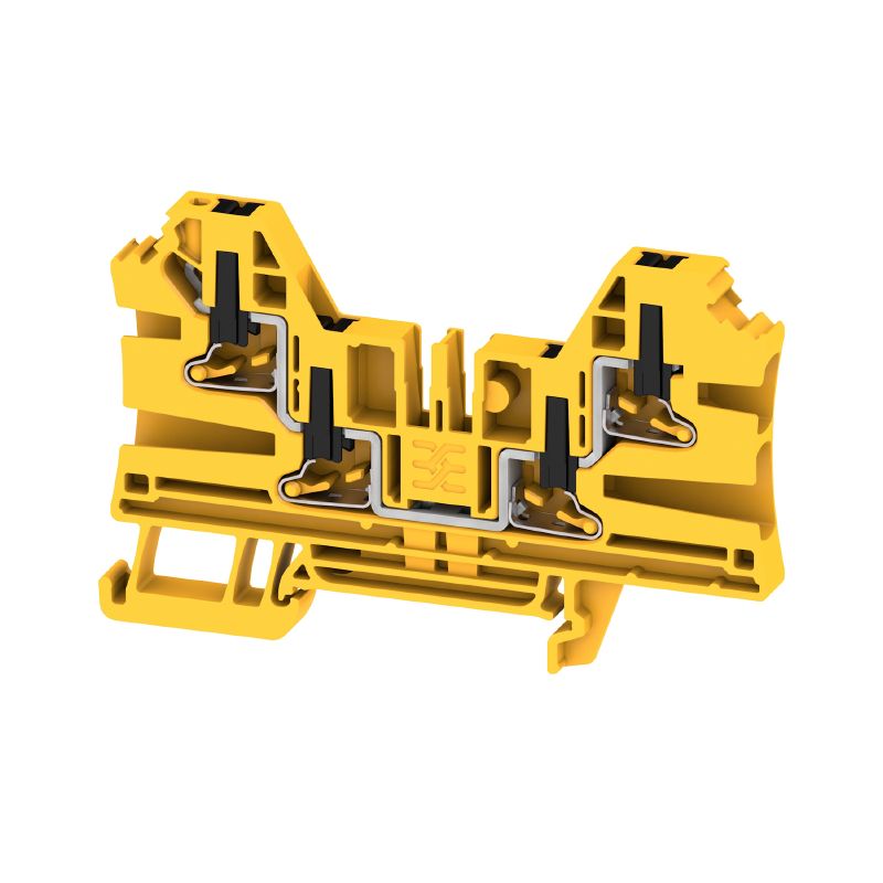 2872220000 - Push-In 4mm² Terminal Block for TS 35 Rail, 32A  (Pack of 50)