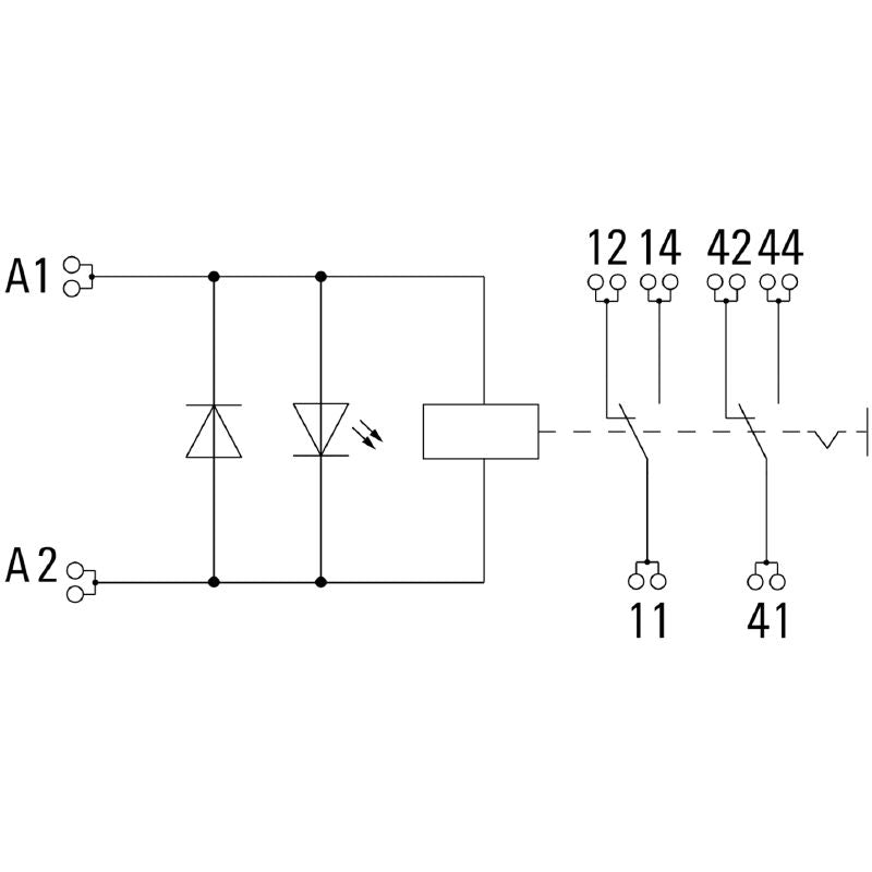 2576120000 - 24V DC DRM Relay Module with 2 CO Contacts  (Pack of 10)