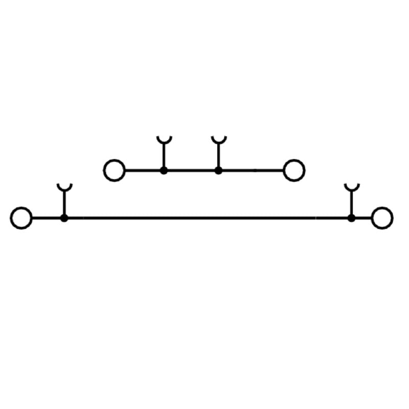 2902400000 - 2.5 mm² Snap-in Modular Terminal with 4 Connections  (Pack of 50)