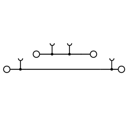2902400000 - 2.5 mm² Snap-in Modular Terminal with 4 Connections  (Pack of 50)