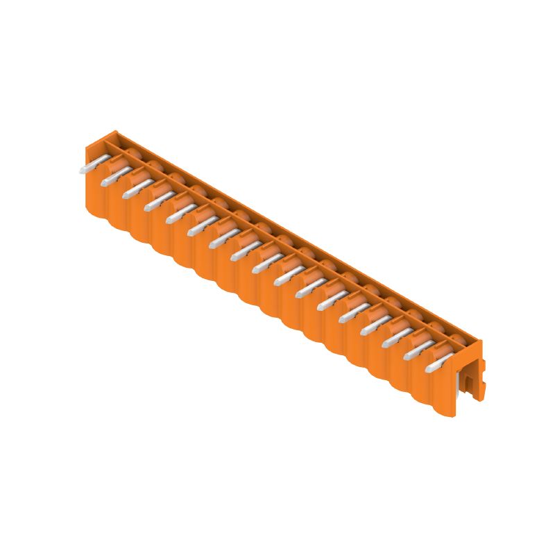 1571270000 - 5.0mm 17-Pole THT Male Header Connector, Orange  (Pack of 20)