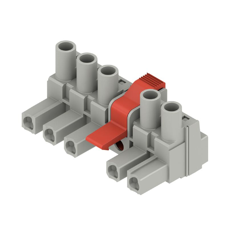 2008100000 - 7.62mm 5-Pole Female PCB Connector with 180° Angle  (Pack of 30)