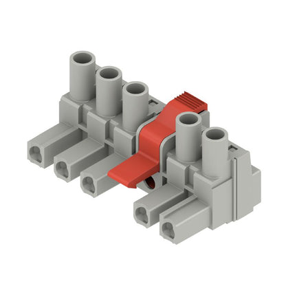 2008100000 - 7.62mm 5-Pole Female PCB Connector with 180° Angle  (Pack of 30)