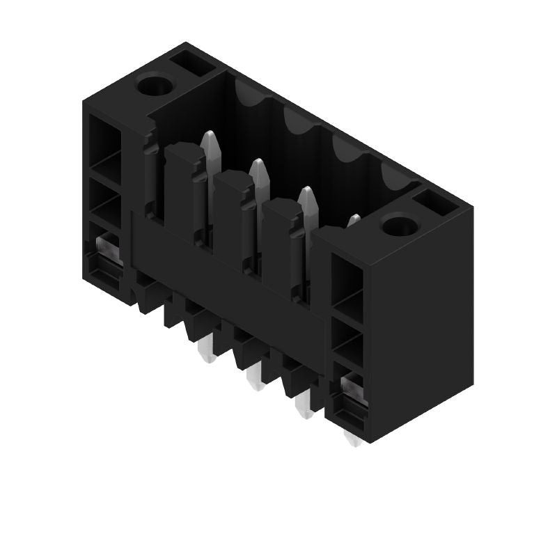 1616160000 - 3.50mm 4-Pole PCB Connector with 180° Elbow and Black Finish  (Pack of 100)
