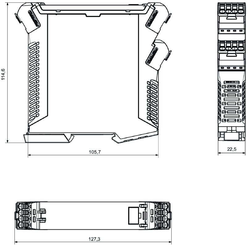 2456110000 - EX Signal Isolating Converter for Hazardous Areas, Single Channel