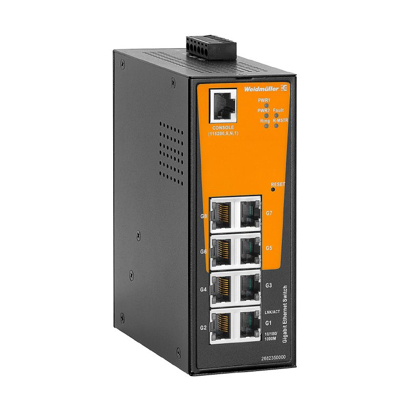 2682350000 - 8-Port Managed Ethernet Switch, -40°C to 75°C Operating Temp