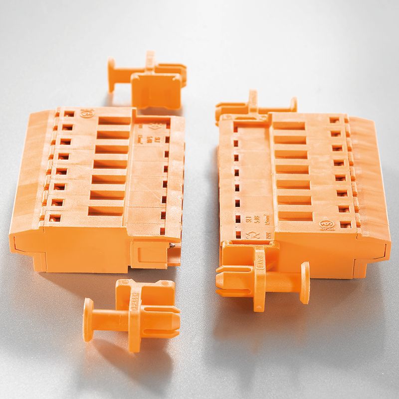 1307570000 - Orange BBDF OR PCB Connector with Mounting Block  (Pack of 100)