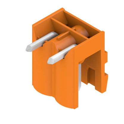1571130000 - 90° Male PCB Connector, 5.00mm Pitch, 2 Poles, Orange  (Pack of 100)