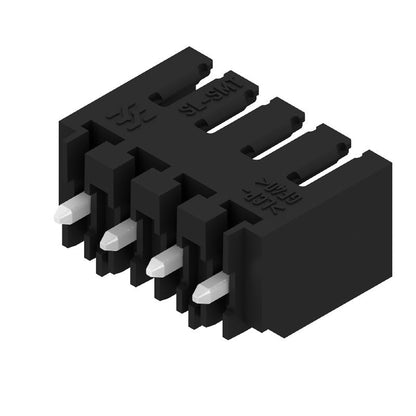 1753004002 - 3.5mm PCB Plug Connector, 4 Poles, 180° Elbow, Black  (Pack of 265)